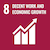 Icon for Sustainable Development Goal 8